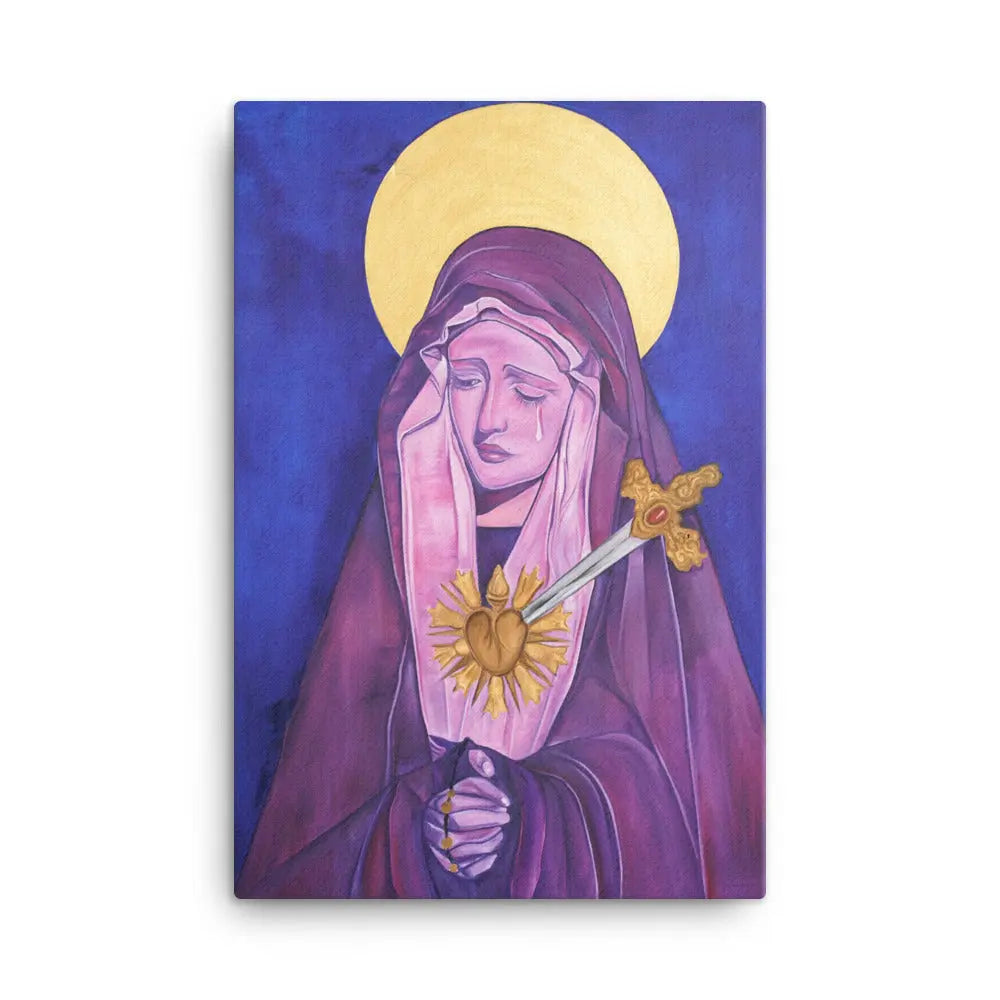 Mater Dolorosa Canvas Print Cosita Rosita